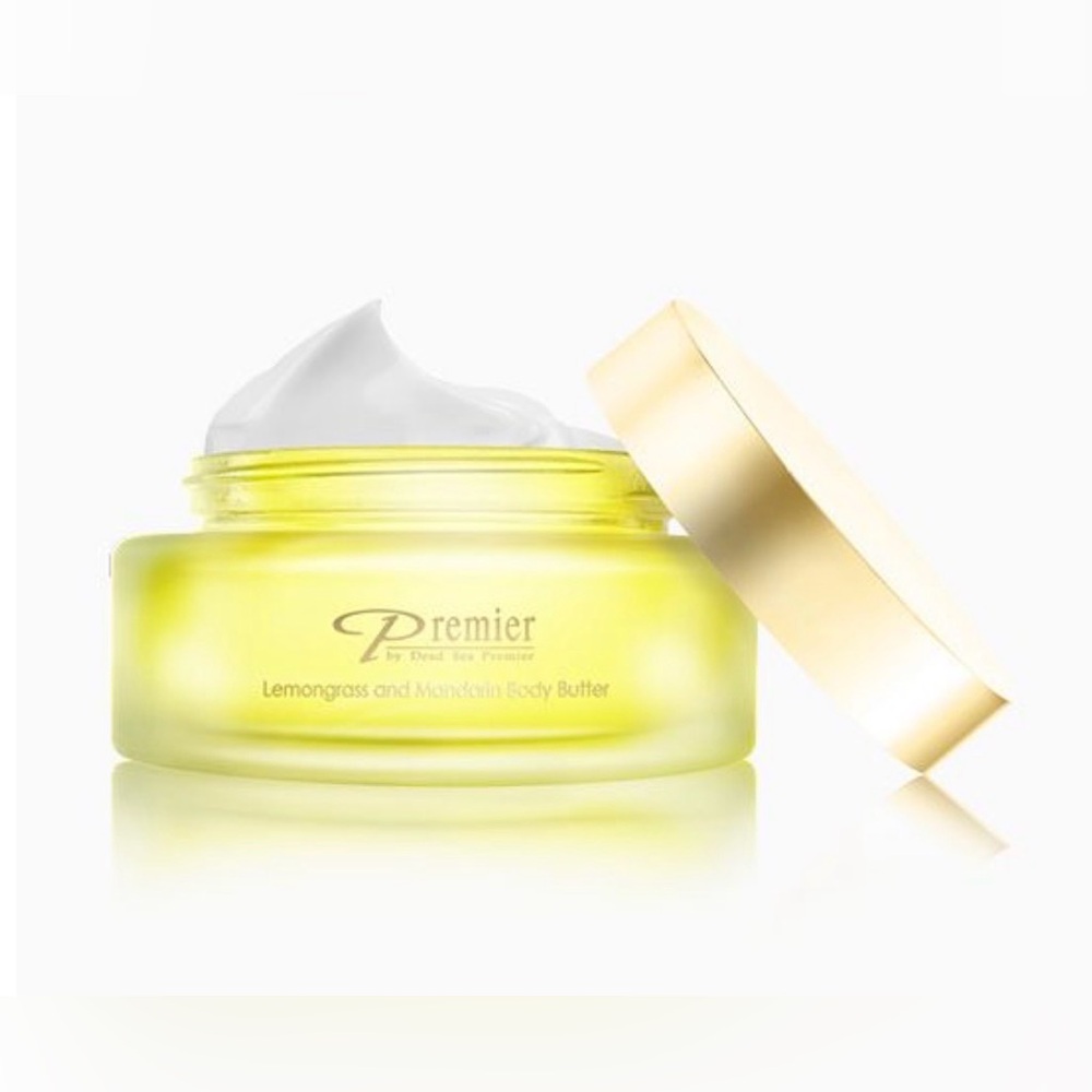 Premier Lemongrass and Mandarin Body Butter - Vibrant Yellow